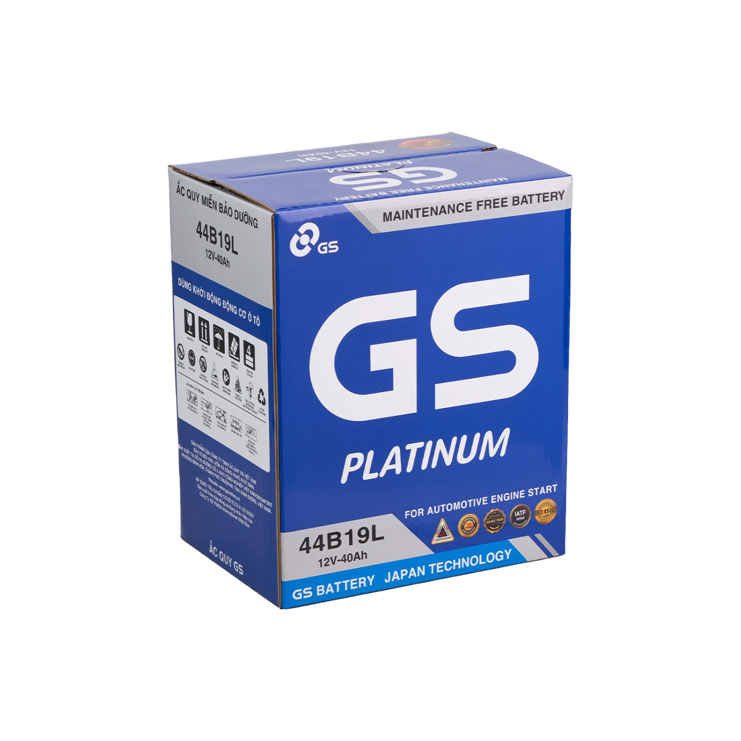 Ắc quy GS 40Ah MF44B19L