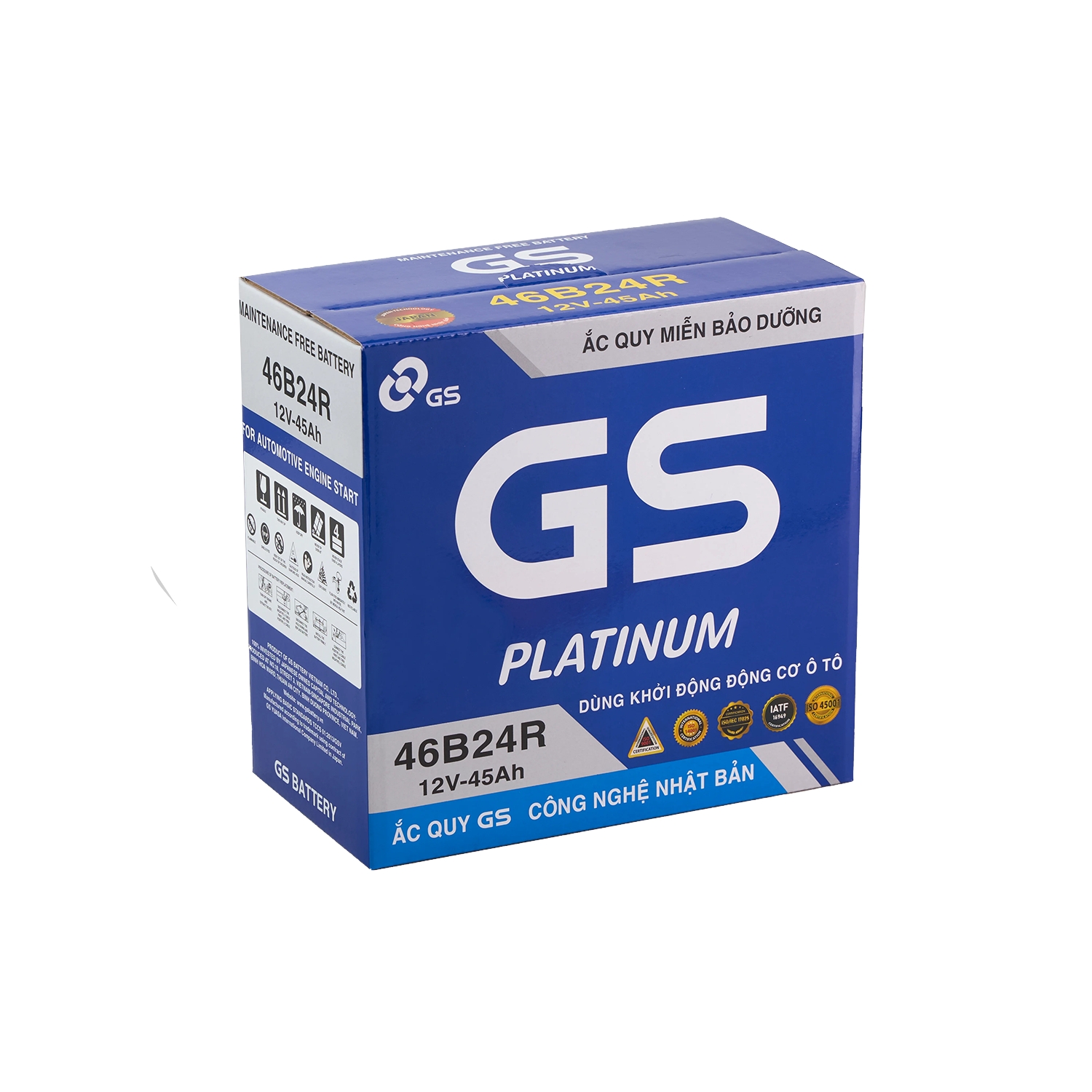 Ắc quy GS 45Ah MF46B24R