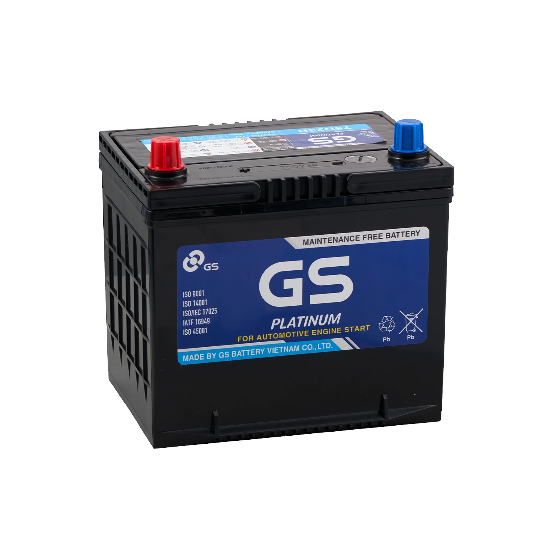 Ắc quy GS 65Ah MF75D23R