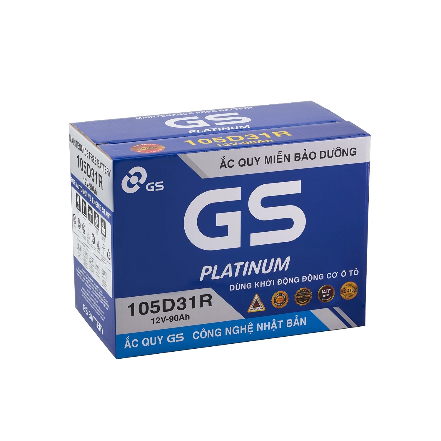 Ắc quy GS 80Ah MF95D31R