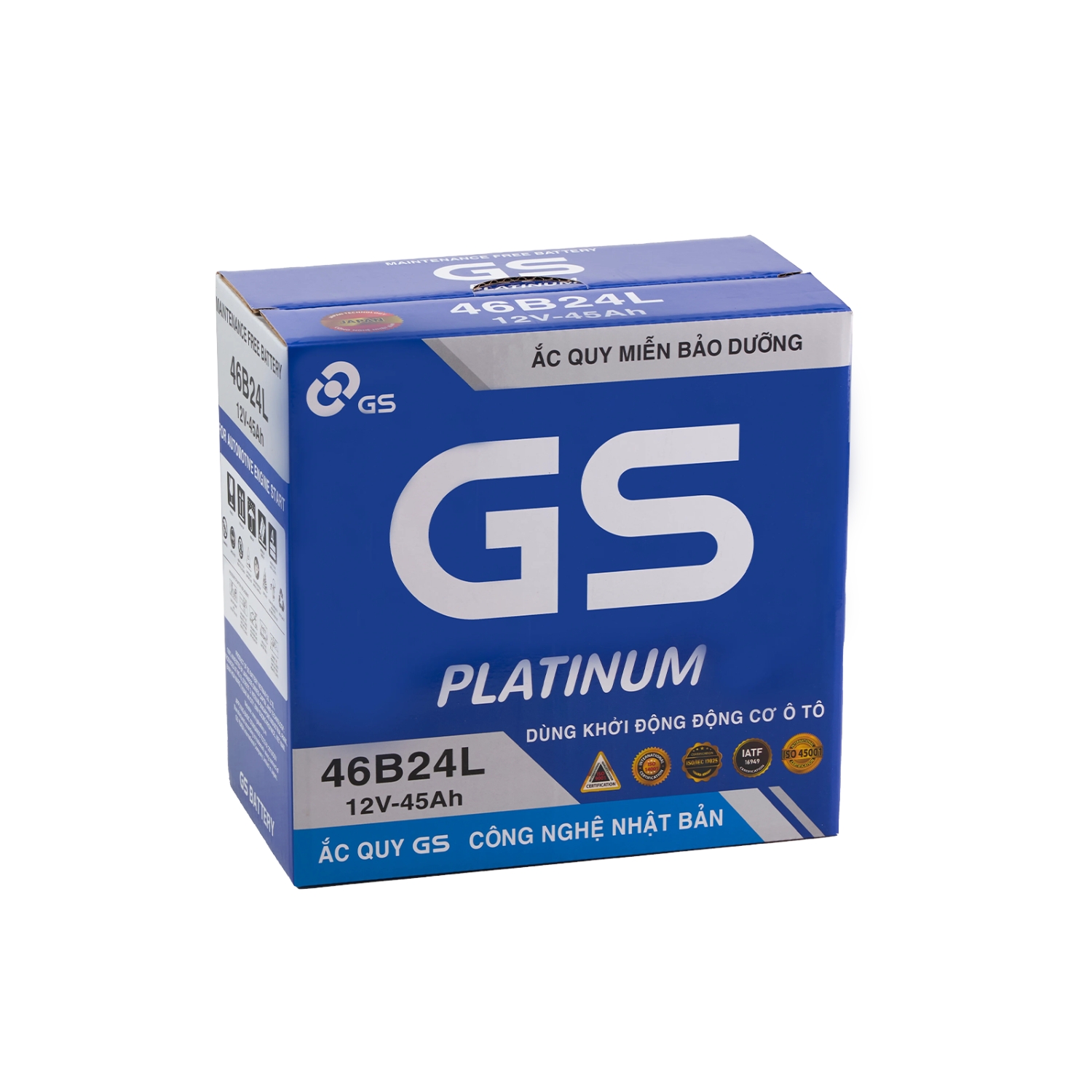 Ắc quy GS 45Ah MF46B24L