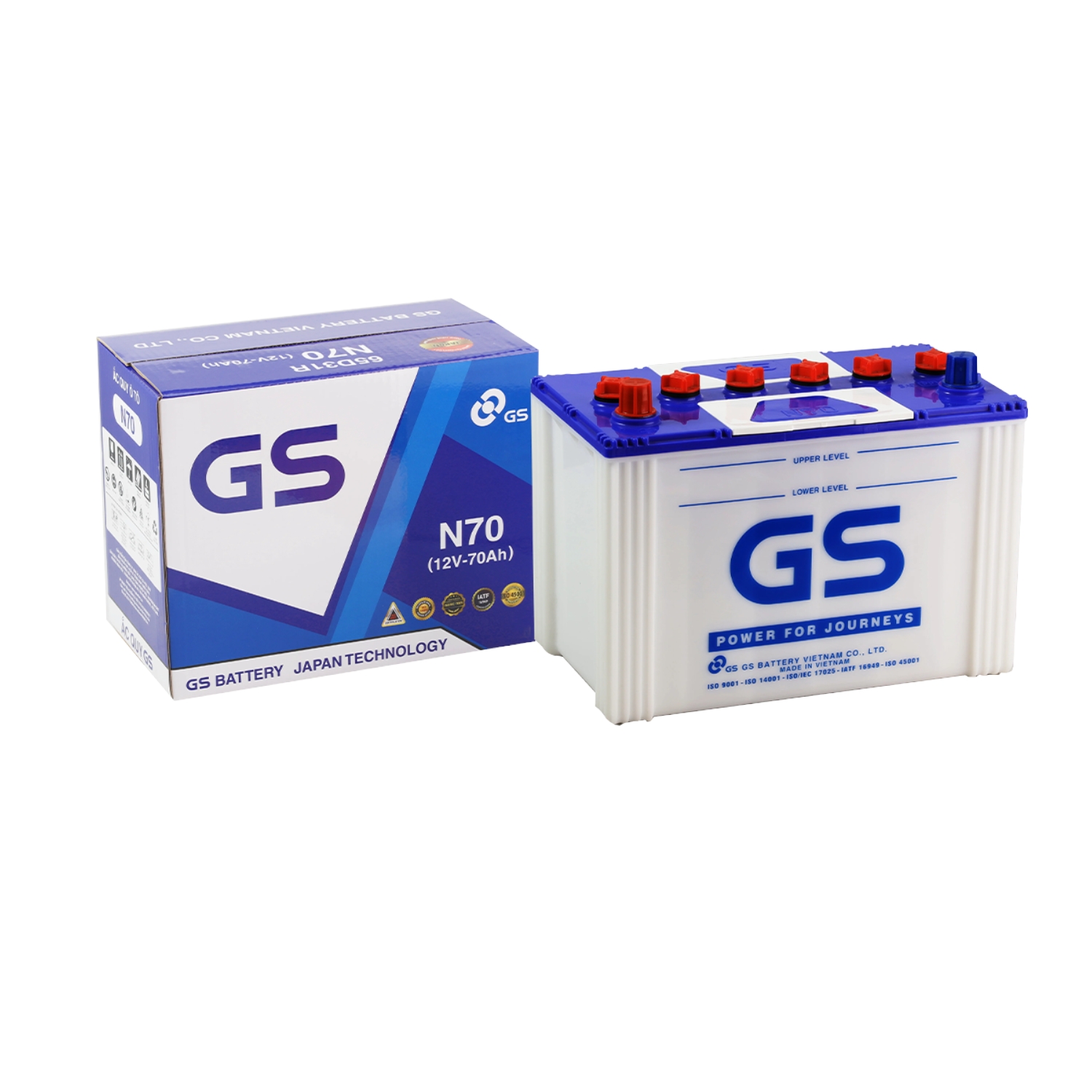 Ắc quy GS 70Ah N70