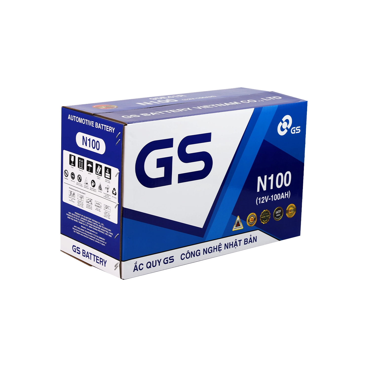 ắc quy GS 12V 100Ah N100 (95E41)