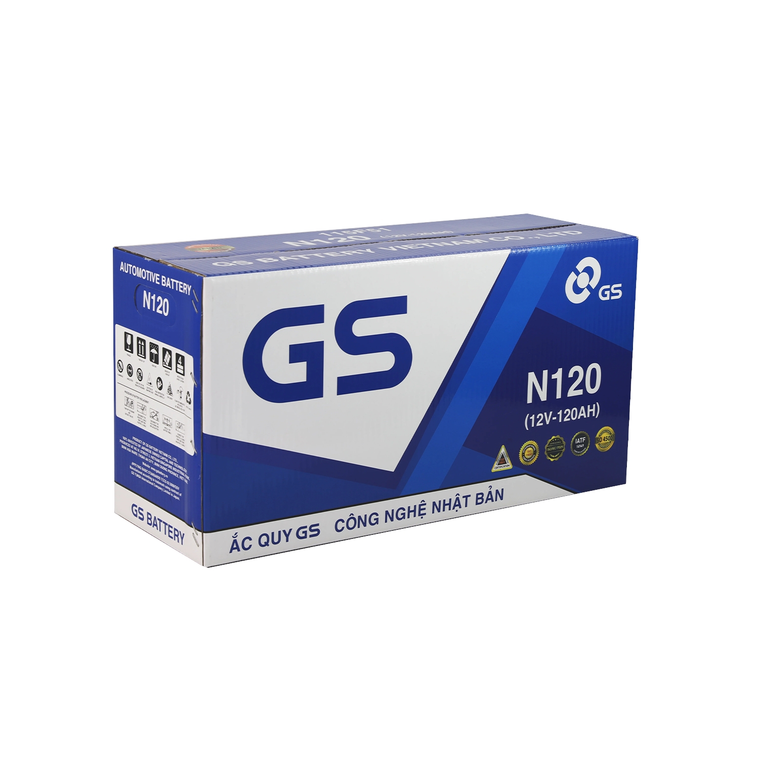Bình ắc quy GS 12V 120Ah (115F51)