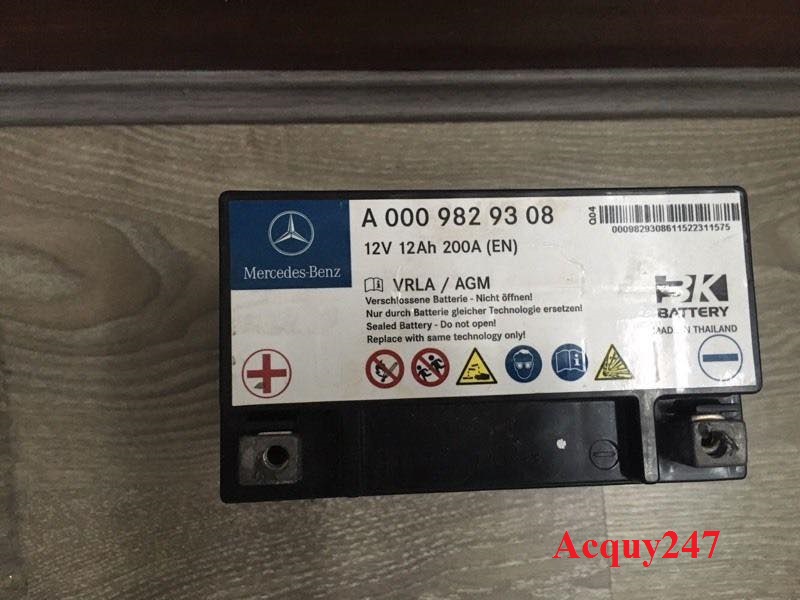 Ắc quy phụ lắp cho xe Mercedes