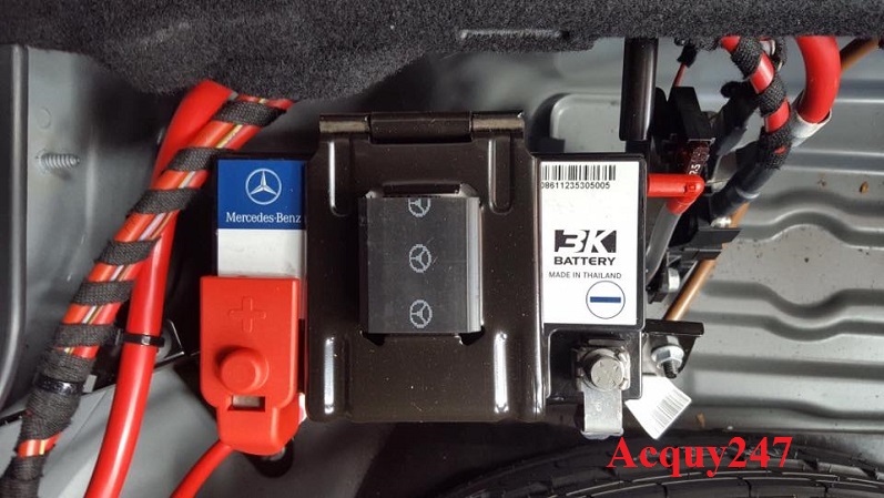 Ắc quy phụ lắp cho xe Mercedes