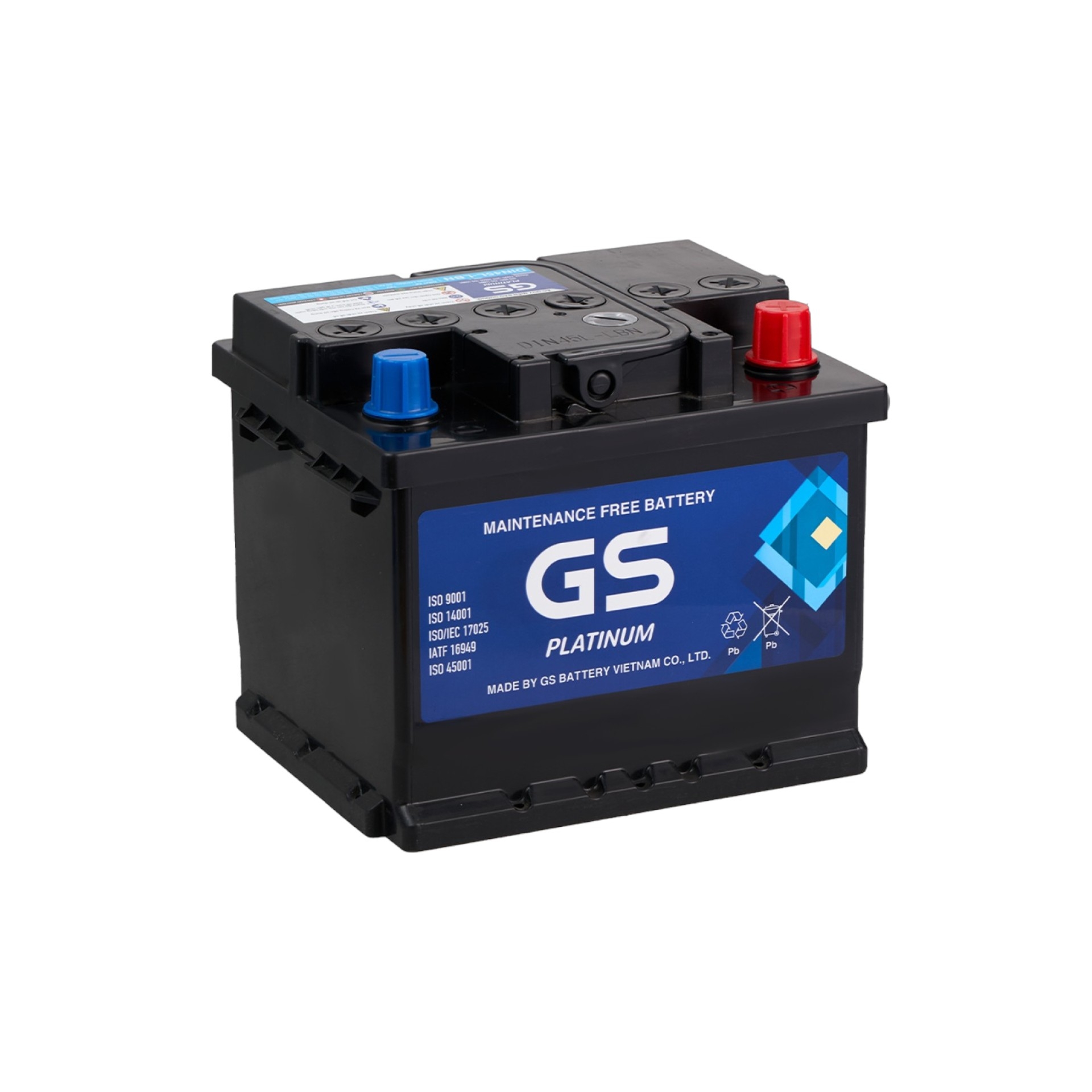 Ắc quy GS DIN45L-LBN 12V-45Ah
