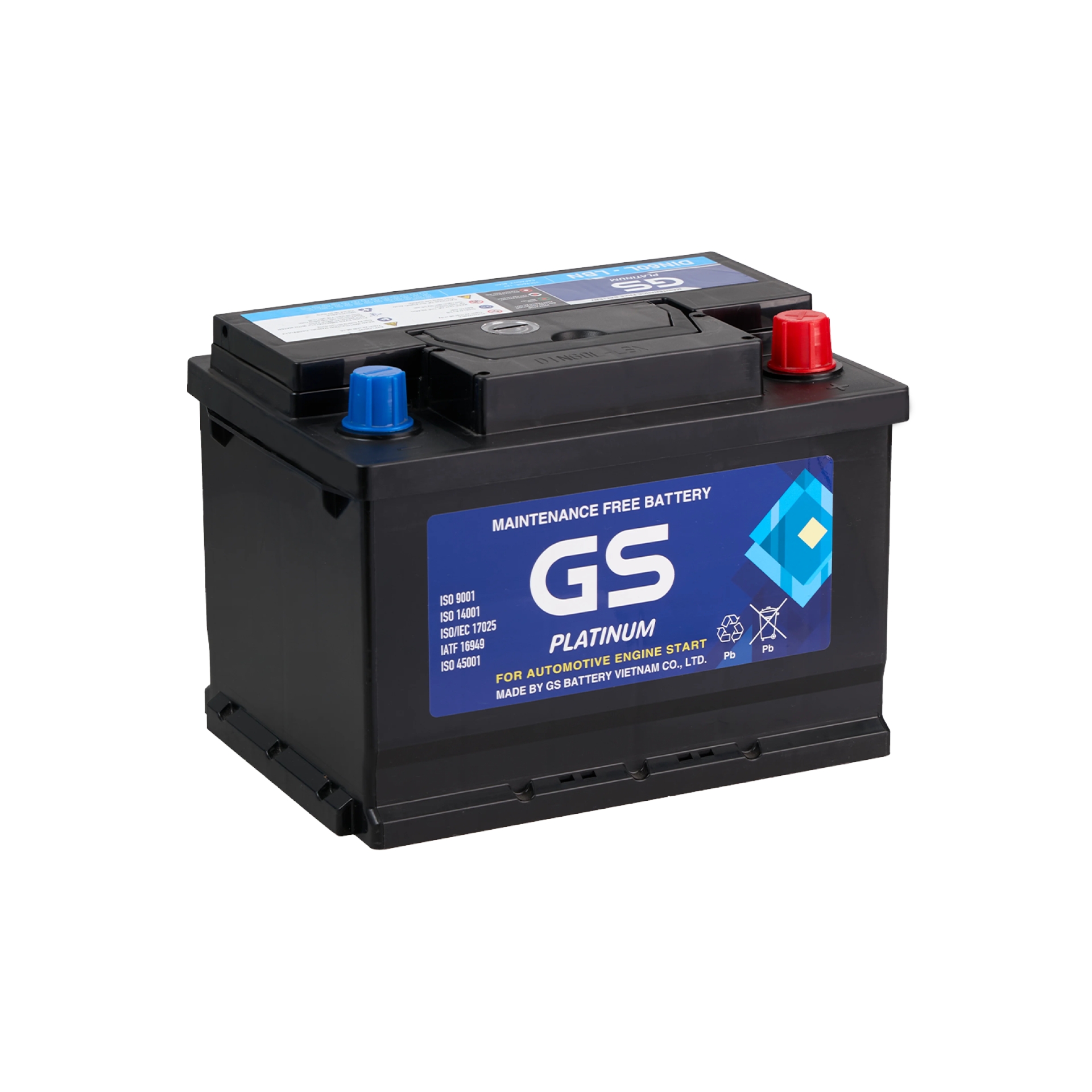 Ắc quy GS 60Ah DIN60 LBN
