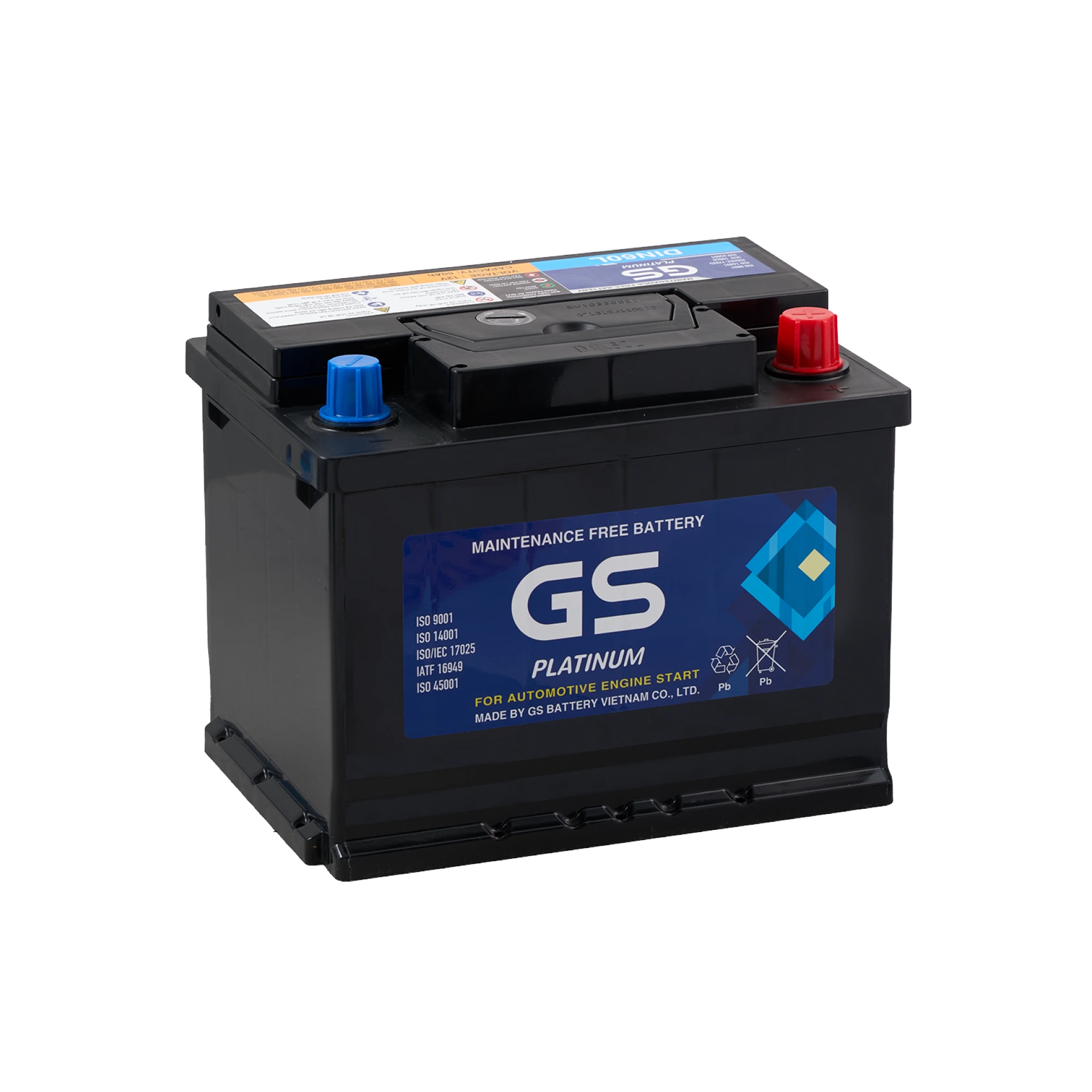 Ắc quy GS 60Ah DIN60L