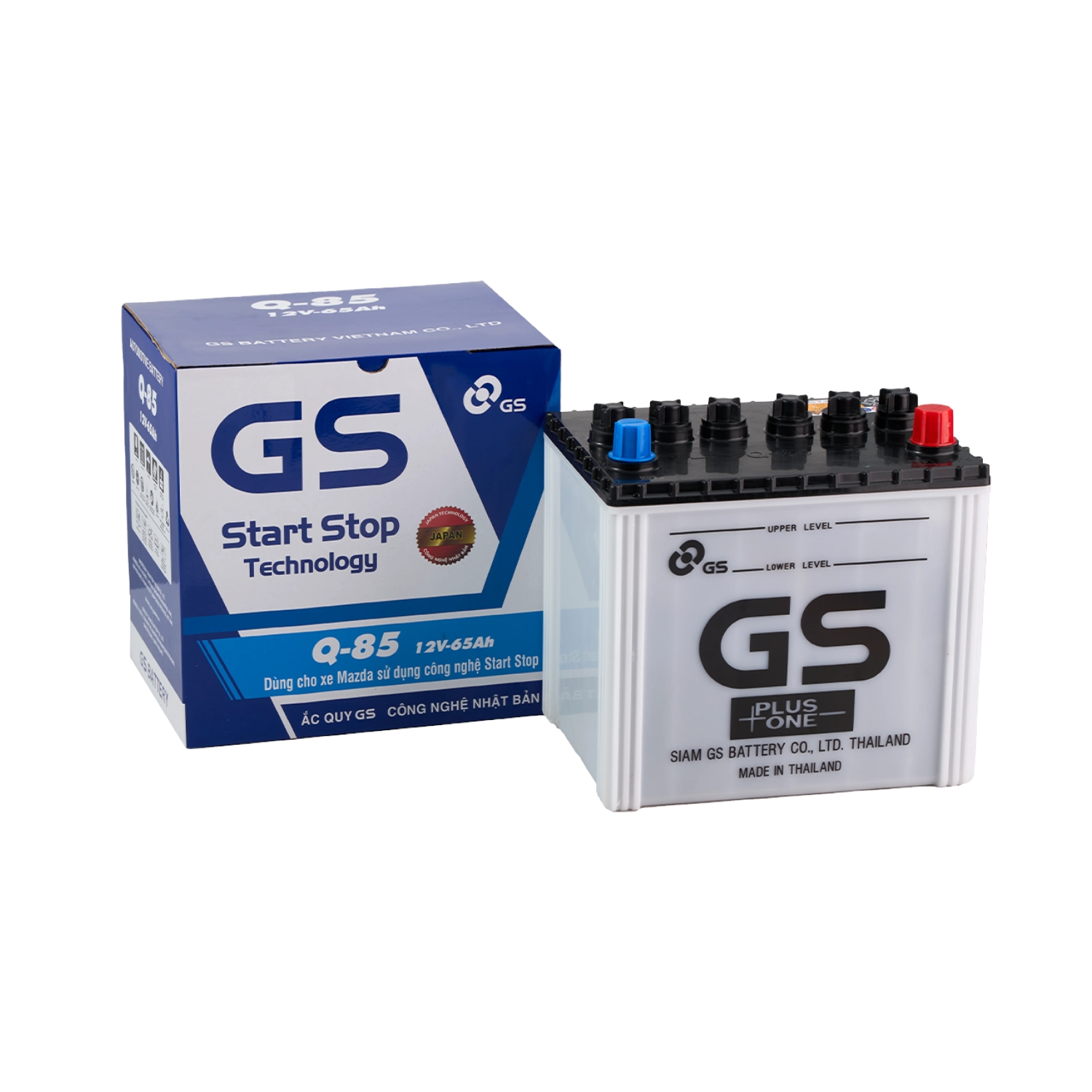 Ắc quy GS Q85 65Ah Start Stop