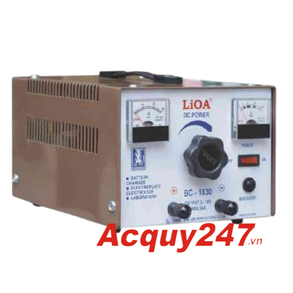 Sạc ắc quy Lioa BC 1518 (15A/0V-18V)
