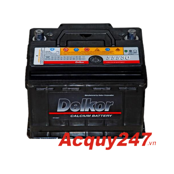 Ắc quy Delkor 55Ah DIN MF55565