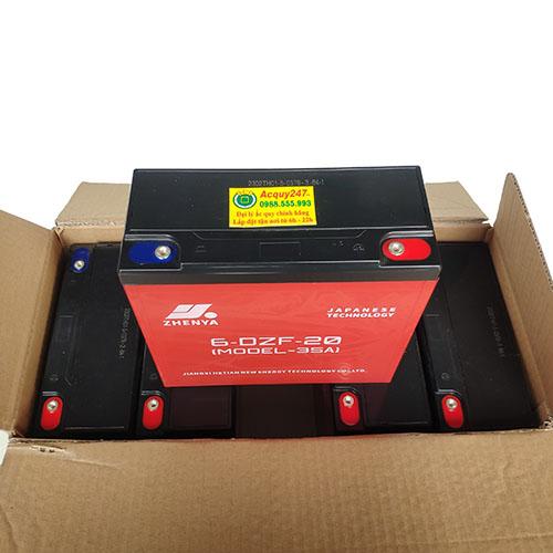 Bộ 6 bình ắc quy xe máy điện Zhaoya 72V
