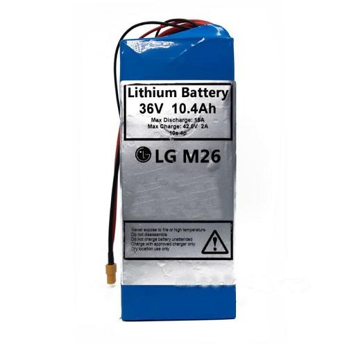 Pin xe điện gấp gọn Dyu 36V 10.4Ah