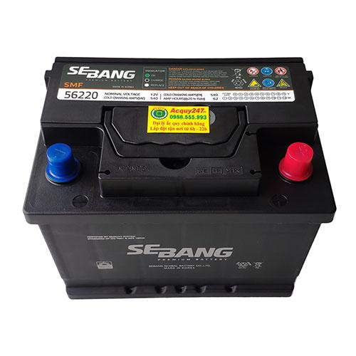Ắc quy Sebang 62Ah din 56220