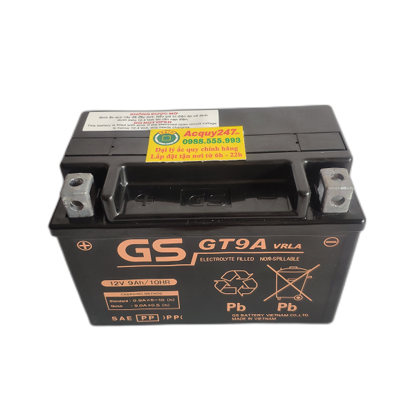 Ắc quy xe máy GS 9Ah GT9A