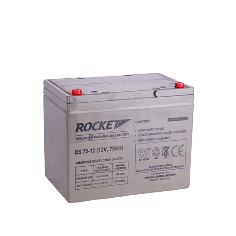 Ắc quy Rocket ES75-12 (12V-75Ah)
