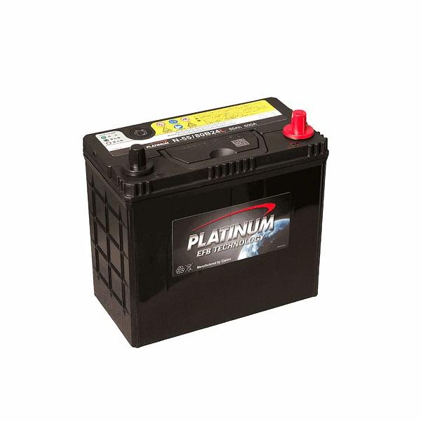 Ắc quy Platinum 55AH EFB N-55/80B24L 