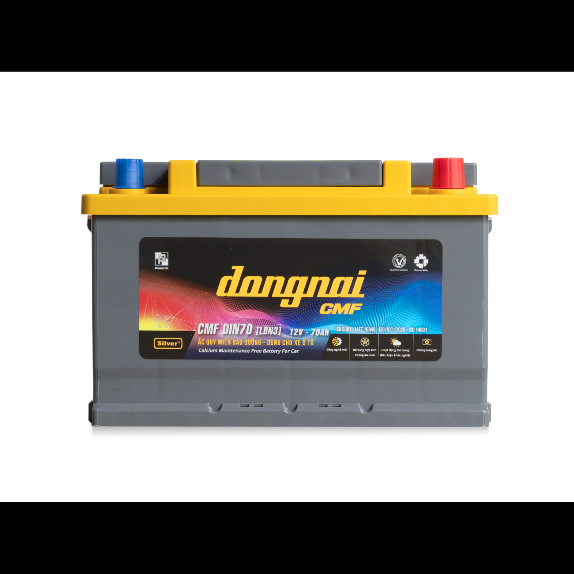 Ắc Quy Đồng Nai CMF DIN70 (LBN3) 12V 70Ah