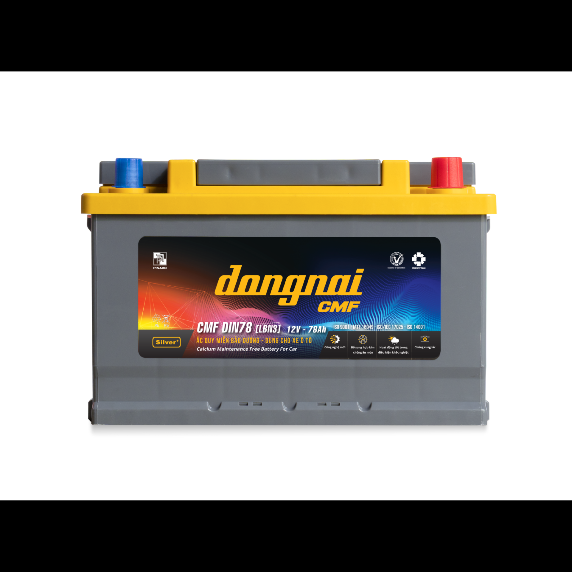 Ắc quy Đồng Nai 78Ah CMF DIN78 (LN3)