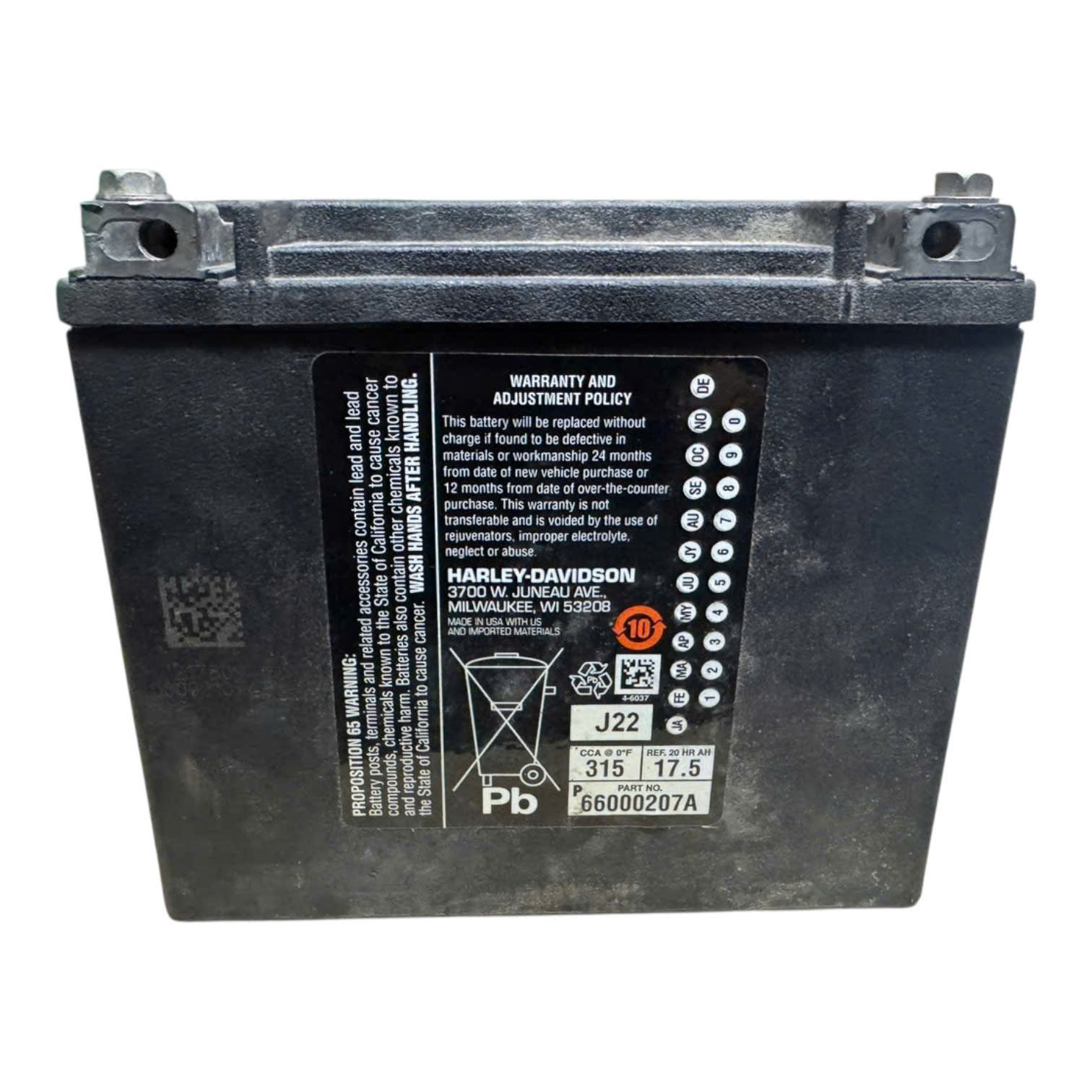 Ắc Quy Harley-Davidson 66000207A
