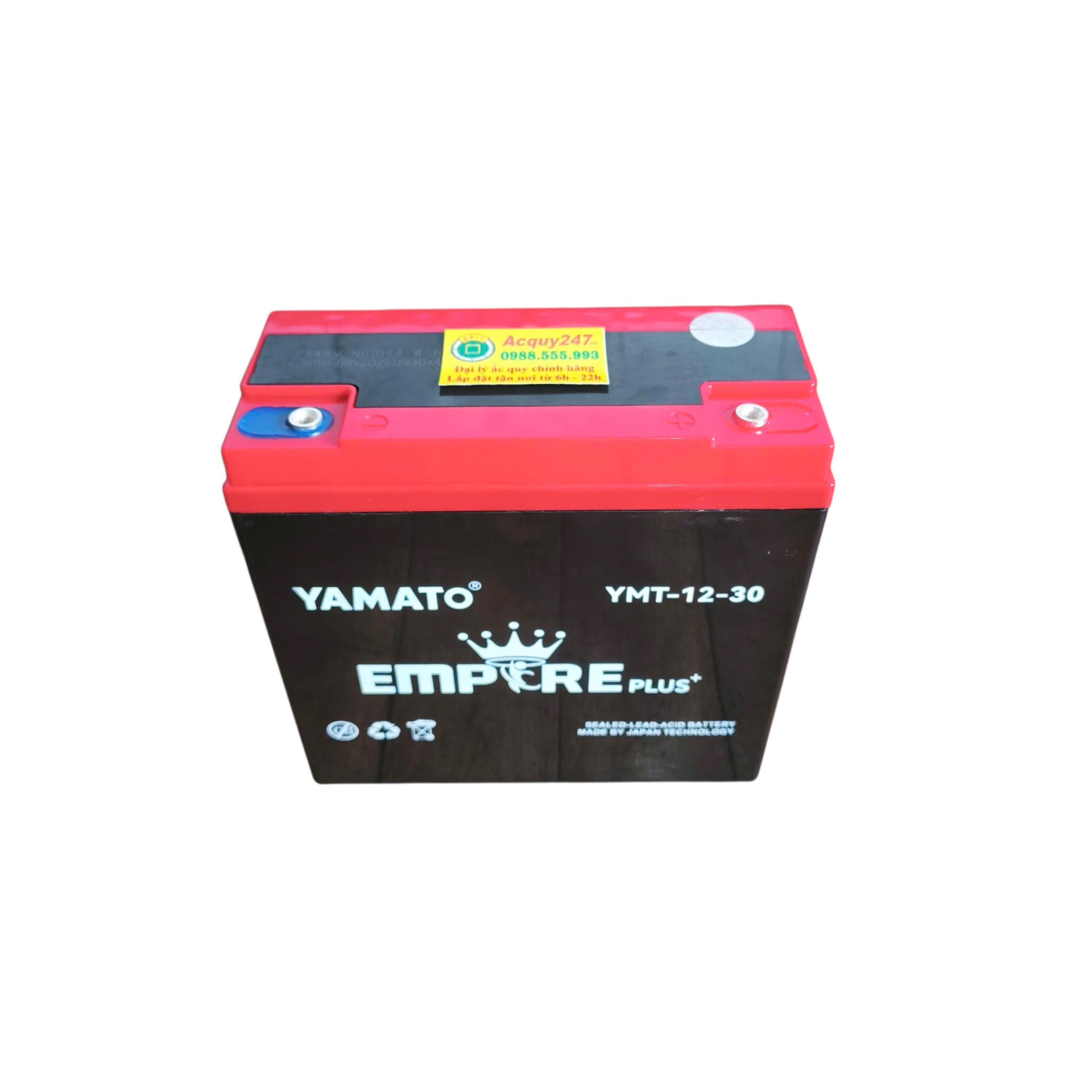 Ắc Quy Xe Điện Yamato YMT-12-30 EMPIRE Plus