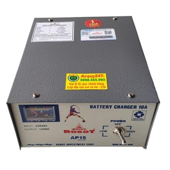 Sạc ắc quy Robot 10A (12V/24V)