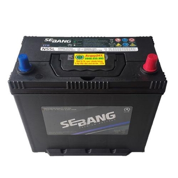 Ắc quy Sebang 55AH EFB N55L