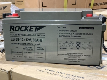 Ắc quy Rocket ES65-12 (12V-65Ah)