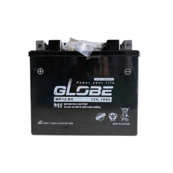 Ắc quy xe máy Globe WP12-BS 12V 10Ah